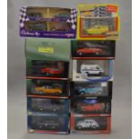 11 boxed diecast models by Corgi, Minichamps and Lledo (11).