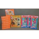 Sindy Washing Machine Unit, 3 Ballerina dolls and 8 Window Packs by Pedigree, all items are boxed (