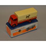 A boxed Dinky Supertoys 514 Guy Van 'Spratt's' G+/VG in G blue box with illustrated label to