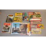 A mixed lot including 2 unboxed Dinky Toys,  Guy and Foden flat trucks, four other unboxed diecast