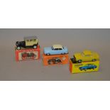 3 boxed Continental diecast models including a Lion Car Daf 66 Coupe, a Rami by J.M.K. (France) B2