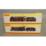 OO Gauge. 2 boxed Hornby DCC Ready Locomotives, R2634 BR lined green weathered 4-6-0 Rebuilt Patriot