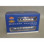 OO Gauge. A boxed Bachmann 31-225DC DCC On Board BR Midland Pullman 6 unit Set in Nanking Blue