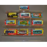10 boxed Solido diecast models including #179 Porsche 914/6, #181 Alpine Rallye 1600 and #19