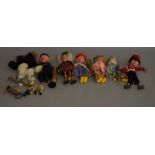 8 unboxed Pelham puppets including; SM Witch, Macboozle, Black Poodle, White Poodle etc (8).