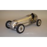 A 1:8 scale model of a BB Korn Racer by Authentic Models, approximately 48cm long. This very