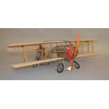 A superb Spad XIII biplane model by Authentic Models in 1:16 scale, overall wingspan approximately