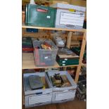 OO and other Gauges. A huge quantity of Model Railway spare parts including Motor Units, Wheels,