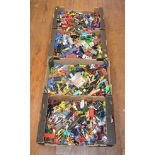 Over 350 unboxed play worn die-cast models by various manufactures which includes; Burago,