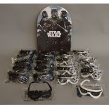 22 Star Wars Rogue One cinema issue 3D glasses, black Death Trooper and white Storm Trooper