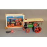 A boxed Mamod live steam T.E.1a Traction Engine model, which has not been fired, complete with