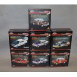 7 boxed Corgi Motorsport diecast 1:43 scale models, including; VA09512, VA03507 etc, all models