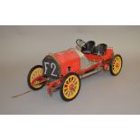 A Pocher 1:8 scale model of a Fiat 1908 Racer, approximately 46cm long. This very detailed model has