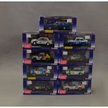 9 boxed 1:43 scale diecast models by Corgi Vanguards all are Limited/Special Edition some of which