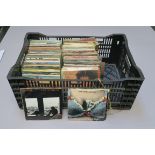 Various 7 inch singles in alphabetical order including B's to J's records from various decades
