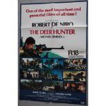 The Deer Hunter starring Robert DeNiro UK one sheet film poster printed in England by Tintern