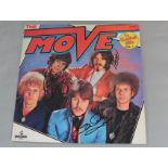 The Move signed LP The Greatest Hits Volume 1 LP signed to cover founding members Roy Wood, Carl