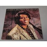 James Brown signed Gravity LP vinyl record signed by James Brown to cover in black pen. (1)