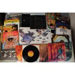 LP vinyl records including Jimi Hendrix Experience Electric Ladyland RS6307, Isle of Wight, Axis