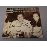 Leonard Cohen signed LP Death of a Ladies' Man produced by Phil Spector, signed "Leonard Cohen" in