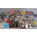 Ex record shop collection of 12 & 7 inch vinyl record picture discs plus other singles mainly new