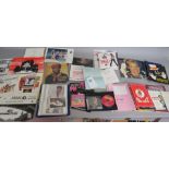 Music and film lot including signed Kylie Minogue CD signed Carry on Doctor DVD, Boy George