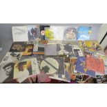 Vinyl records 12 inch singles and picture discs from a closed record shop includes Madonna Erotica