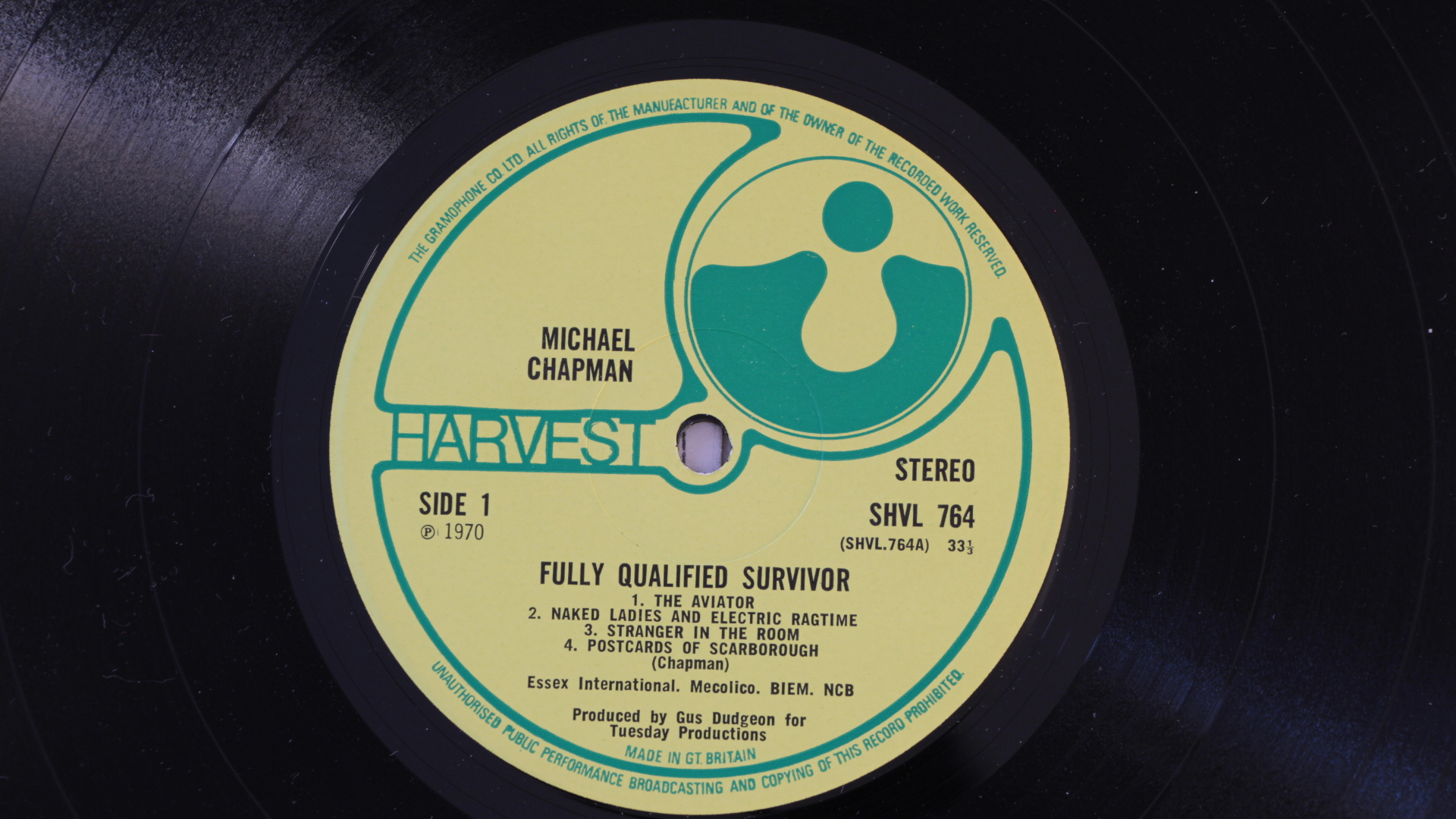 Michael Chapman Fully Qualified Survivor LP gatefold sleeve first pressing on Harvest label with - Image 4 of 4