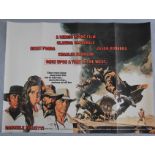 Once upon a time in the West (1968) original British quad film poster from spaghetti western