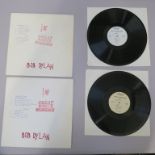 Bob Dylan early 1970's "Great White Wonder" bootleg with printed history two LPs on Rocolian records