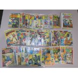Collection of DC comics including Superman, DC Action Comics and World's Finest comics all bagged