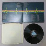 Pink Floyd Dark Side of the Moon (1973) solid light blue triangle label first pressing LP vinyl