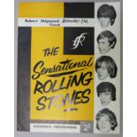 The Sensational Rolling Stones 1964 tour souvenir programme presented by Robert Stigwood assoc. Ltd.