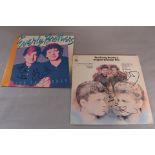 Two Everly Brothers signed LPs signed by Don and Phil Everly to front covers in black marker -