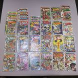 Uncanny X-men Marvel comics collection including X-Men no 98, 102 (Origin Storm.), 104, 105 (