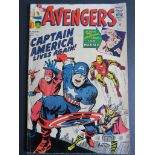 Avengers #4 (Mar 1964) Marvel comic featuring the first Silver Age appearance of Captain America