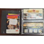 A folder of approx sixty Royal Mail Presentation packs 1992-1998