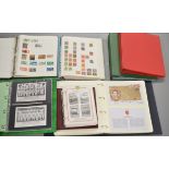 5 folders of stamps including a large amount of First Day Covers, taped Presentation Pack stamps,