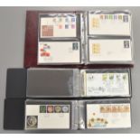 3 Folders containing approx 125 First Day Covers and approx 27 Royal Mail Presentation Packs