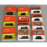 OO Gauge. 8 boxed Hornby Tank Locomotives of various types including an 0-6-0 Pannier Tank in red '