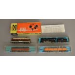 N Gauge. EX SHOP STOCK. Four boxed locomotives including an Atlas 'The Milwaukee Road', a