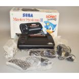 Sega Master System II boxed with Sonic The Hedgehog built in (1).