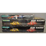 2 boxed Scalextric C1019 'Mini Racing' sets, both being 40th Anniversary editions  exclusive to