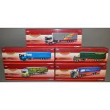 5 Corgi 1:50 scale die-cast truck models, which includes; H. Wragg, Ludlow, D Curran & Sons LTD