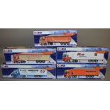 5 Corgi 1:50 scale die-cast truck models, which includes; A Campbell, M.Way & Son etc which are