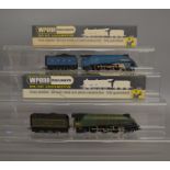 OO Gauge. 2 boxed Wrenn Steam Locomotives including W2212 4-6-2 'Sir Nigel Gresley' in  LNER blue