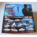 James Bond 007. A boxed  Kyosho 15 piece '007' diecast model set which contains a selection of 1: