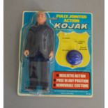 Kojak fully jointed action figure by Excel Toy Corp, figure is in excellent condition and comes with