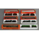 OO Gauge. 5 boxed Hornby Steam Locomotives including R.150 LNER 4-6-0 B12/3 Class, R.840 LMS 4-6-0