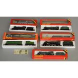 OO Gauge. 5 boxed Hornby Steam Locomotives including R.150 LNER 4-6-0 B12/3 Class, R.078 GWR 4-6-